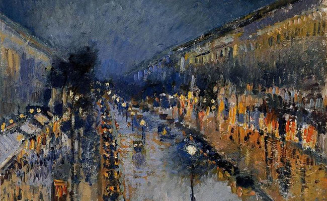 Pisarro-the-boulevard-montmartre-at-night-1897-Cropped